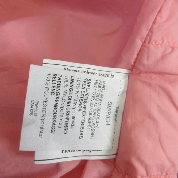 Under Armour Womens ColdGear Reactor Jacket Pink Quilted Full Zip S Coat - Picture 9 of 12